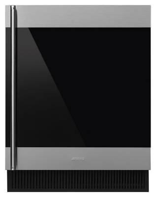 Винный шкаф SMEG CVI338RX3 (петли справа) нерж. сталь / черное стекло